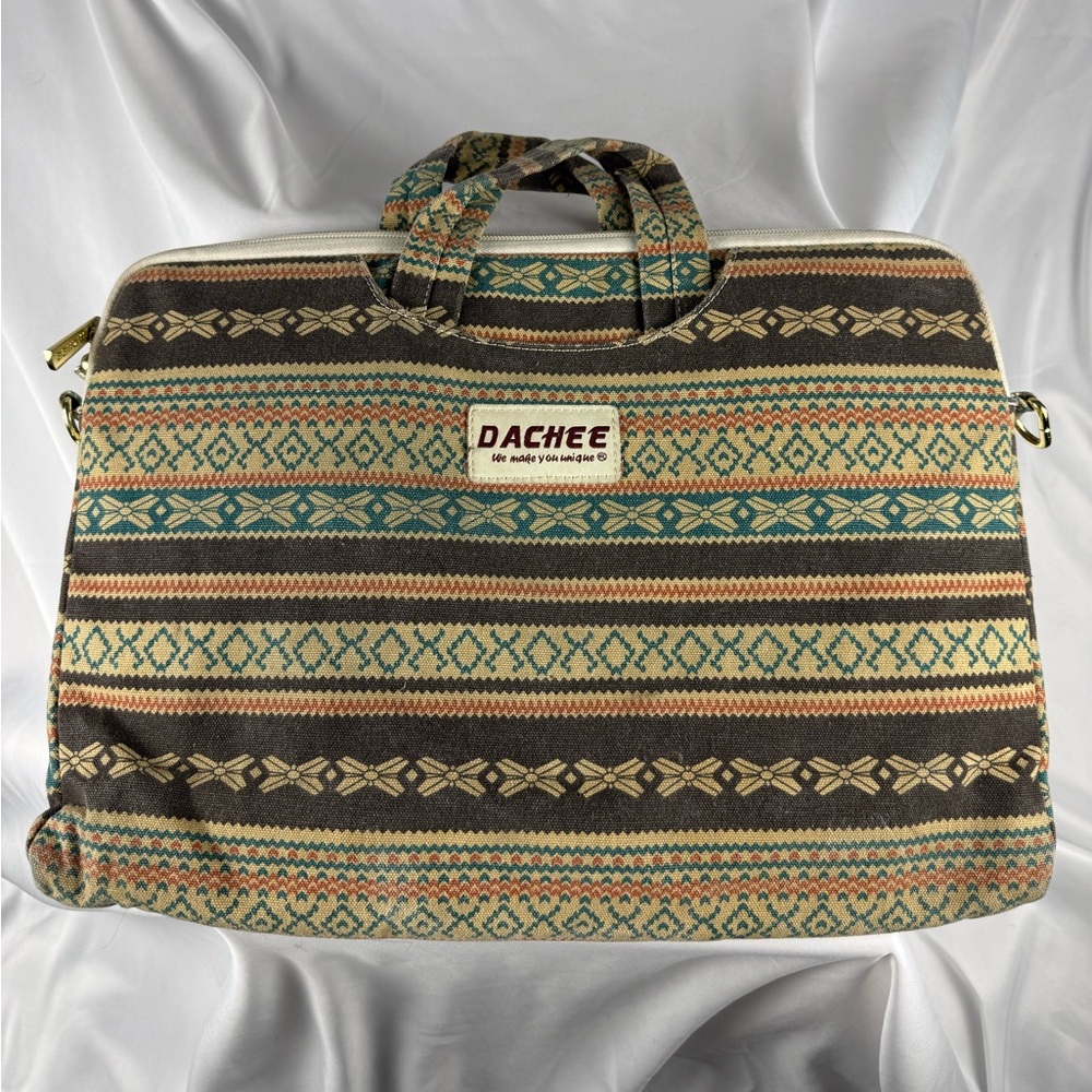 Multicolor Patterned Unisex Laptop Bag